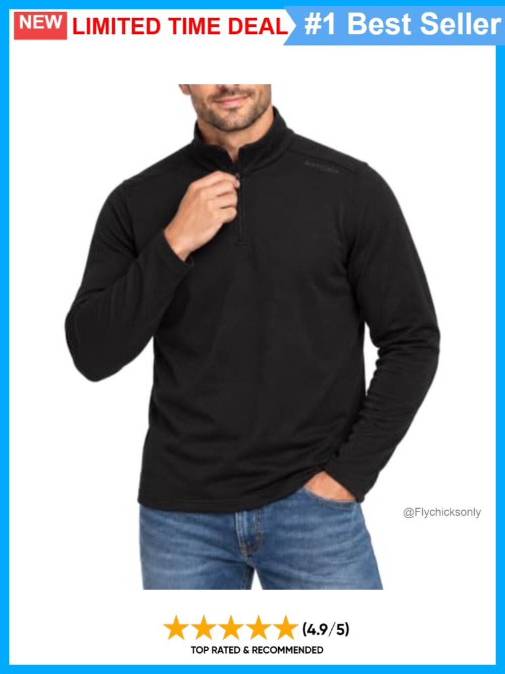 Quarter Zip Pullover Lightweight Fleece Athletic Sweatshirt Mock Neck